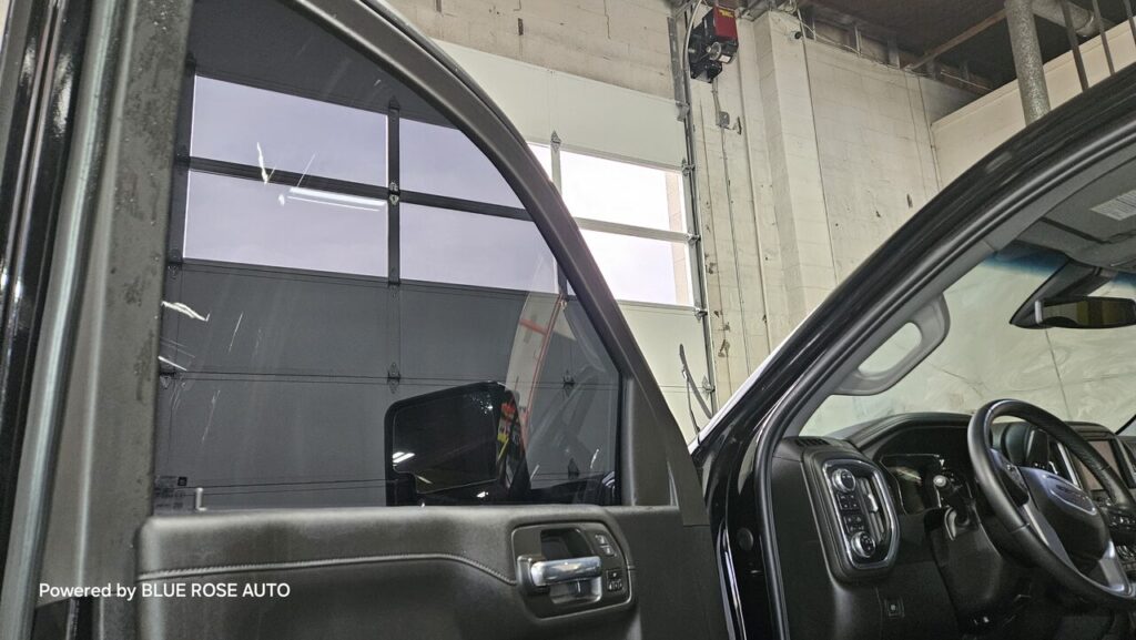 High-quality window tinting services for vehicles in Eugene, OR, by Blue Rose Auto for privacy and UV protection