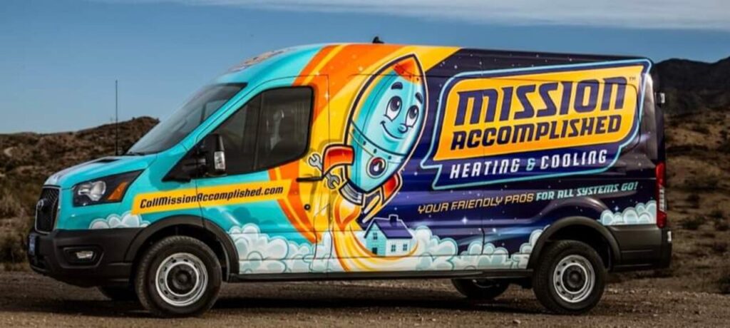 Commercial Vehicle Wraps Applied in Eugene, OR, by Blue Rose Auto