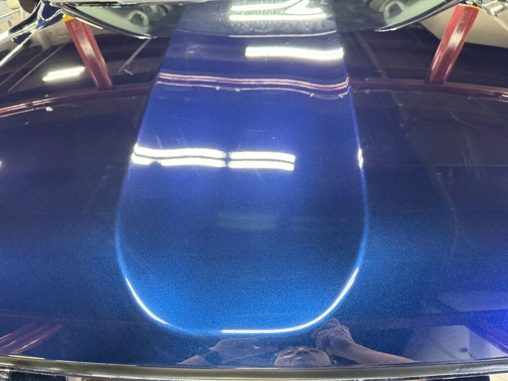 Prismatic color paint protection film (PPF) applied to a vehicle in Eugene, OR, by Blue Rose Auto.