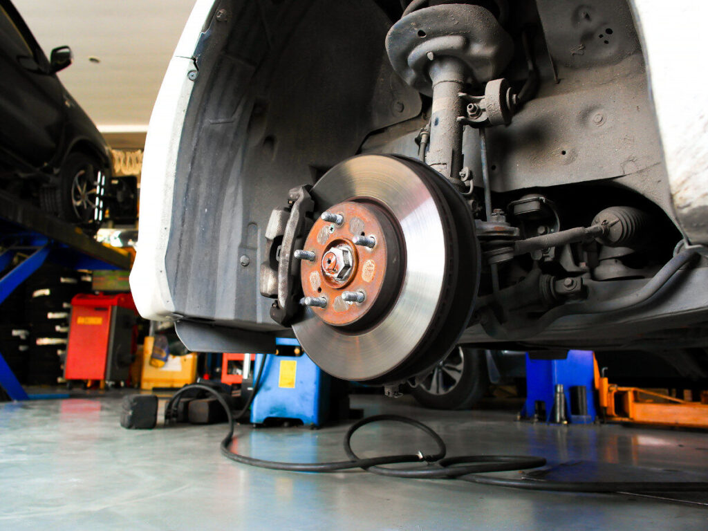 brake system ready for repair