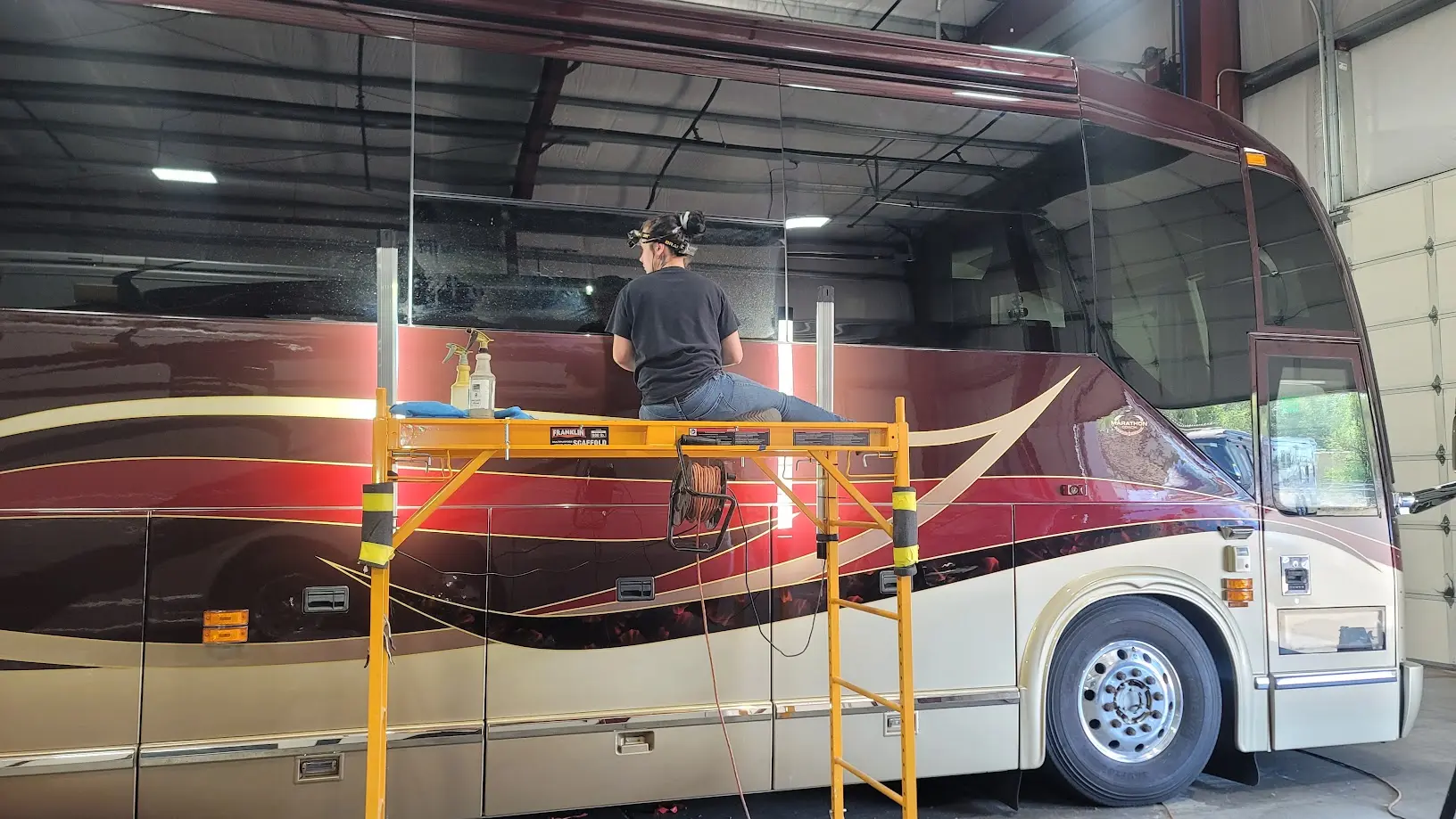 RV exterior paint cost in Oregon