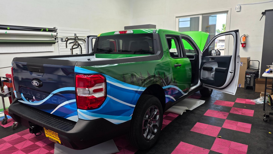 Oregon custom truck wraps
