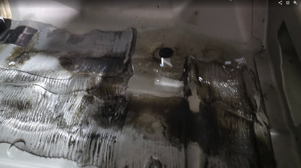 water leak in car