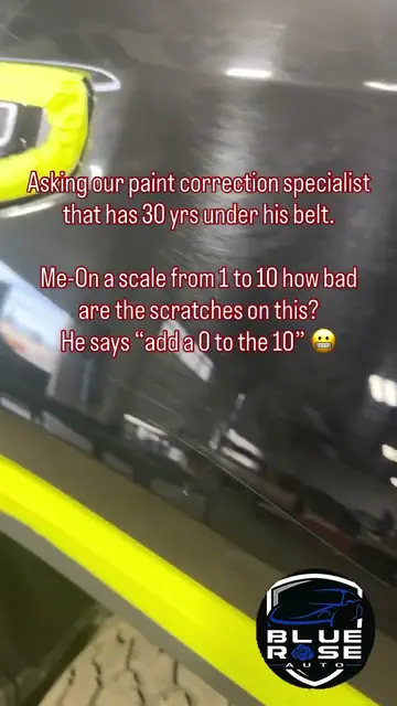 Cutting swirl marks out of clear coat
